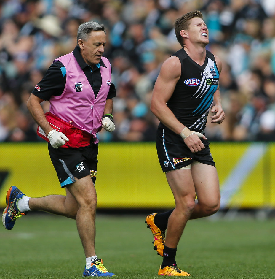 AFL 2016 Rd 01 - Port Adelaide v St Kilda Matt White has suffered a complete tear of his pectoral muscle - ${keywords}